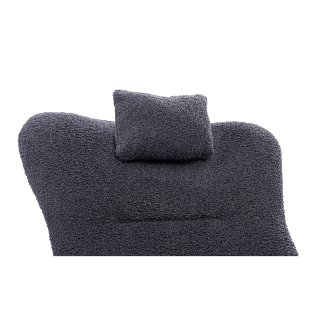 Dark Gray Upholstered Nursery Rocking Chair | OROA Kids