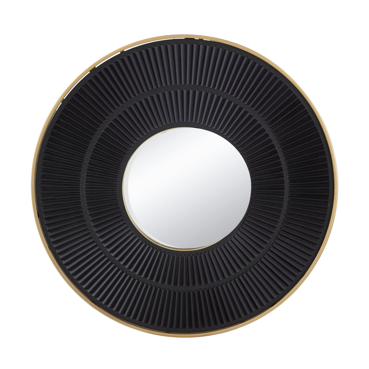 Round Carter Wooden Mirror | OROA
