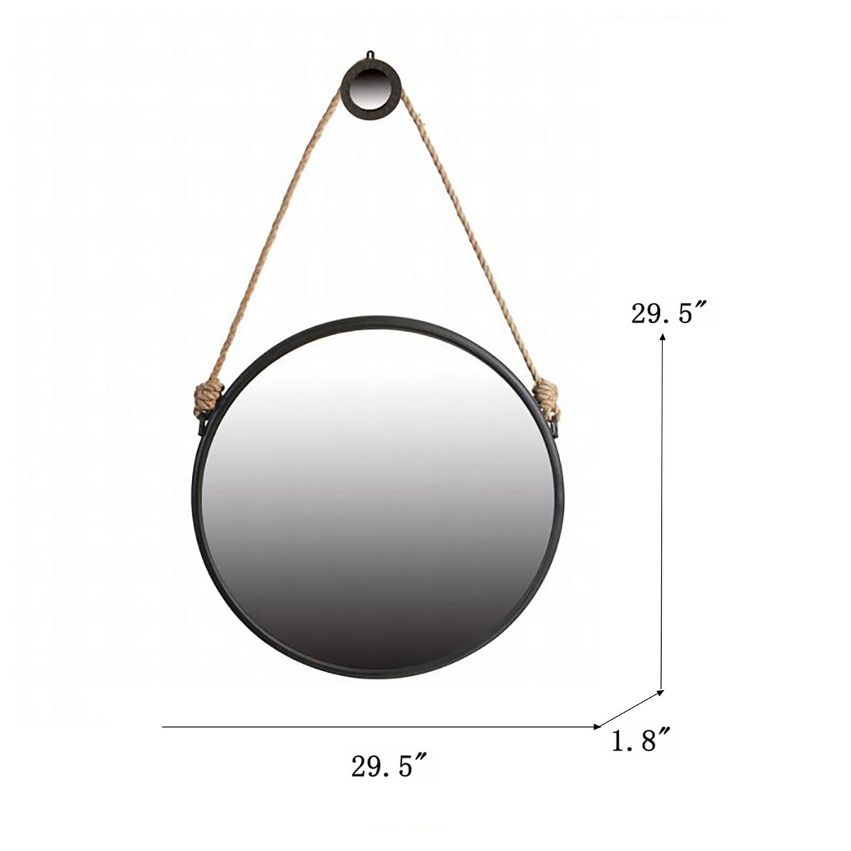 On-trend Hanging Round Mirror | OROA