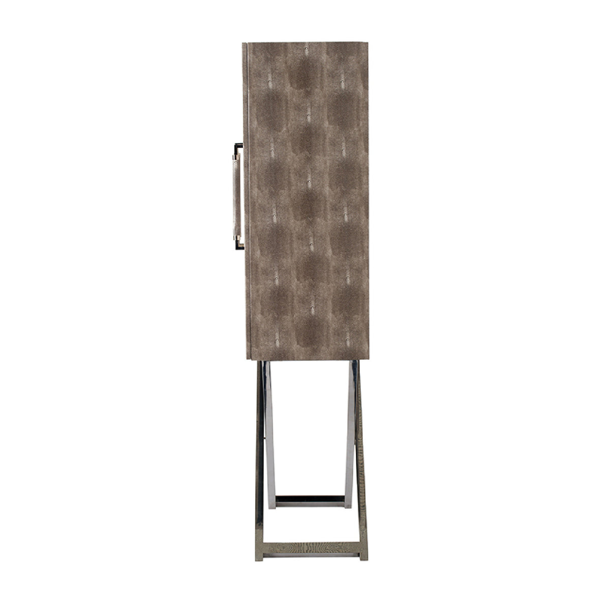 Modern Freestanding Metal and Wood Accent Cabinet | OROA