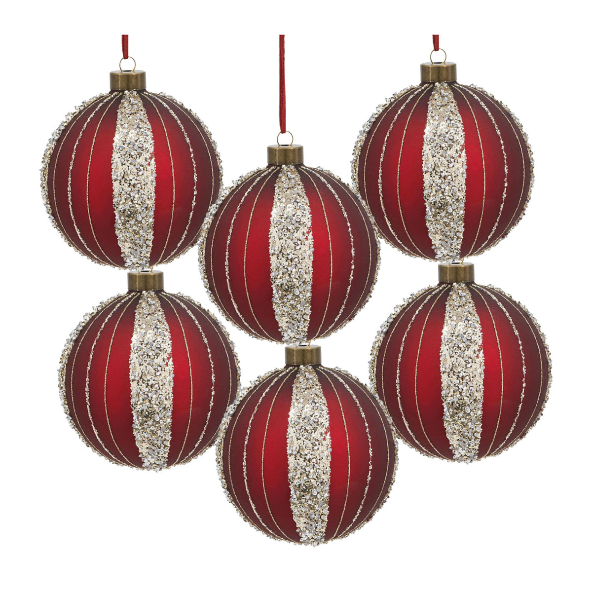 Modern European furniture - Glass Christmas Ball Tree Ornaments (4) - www.oroa.com
