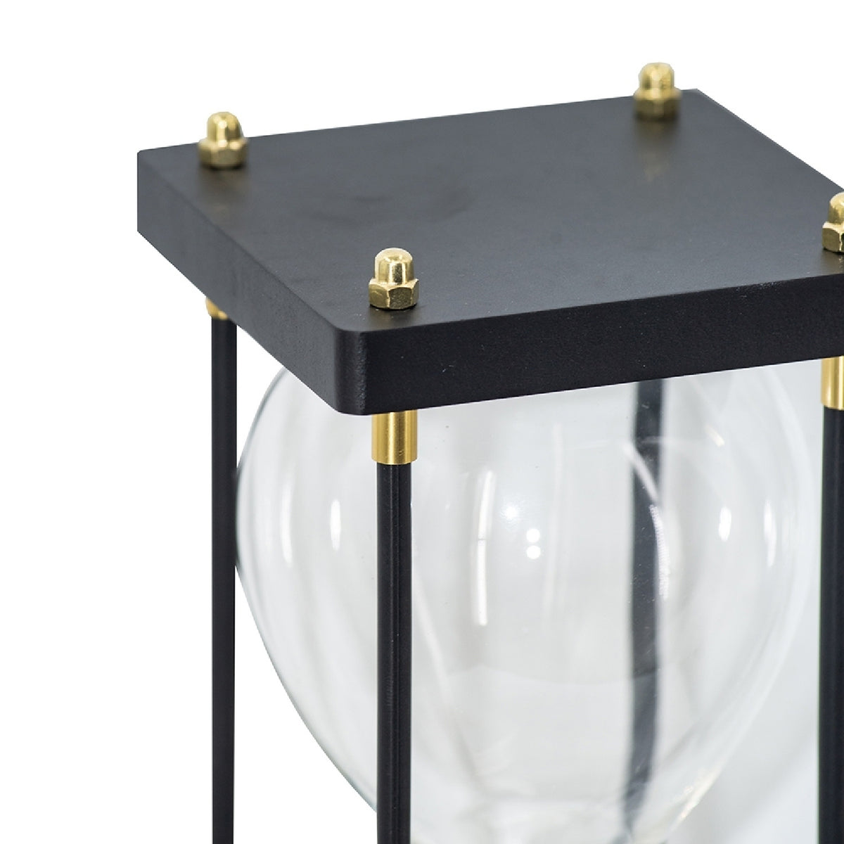 White Wooden Frame Hourglass | OROA