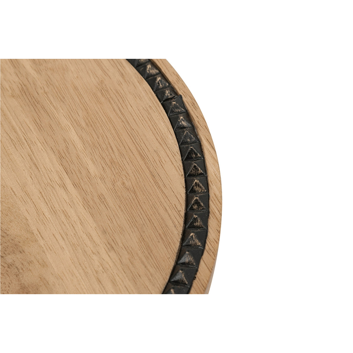 Round Wooden Pedestal Tray | OROA