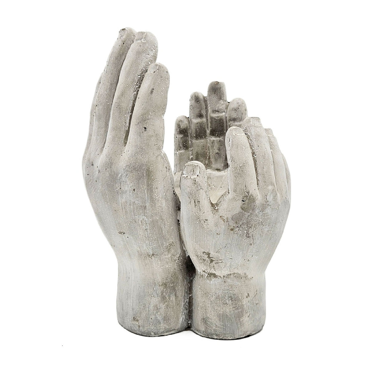 Accepting Hands Cement Planters (2) | OROA