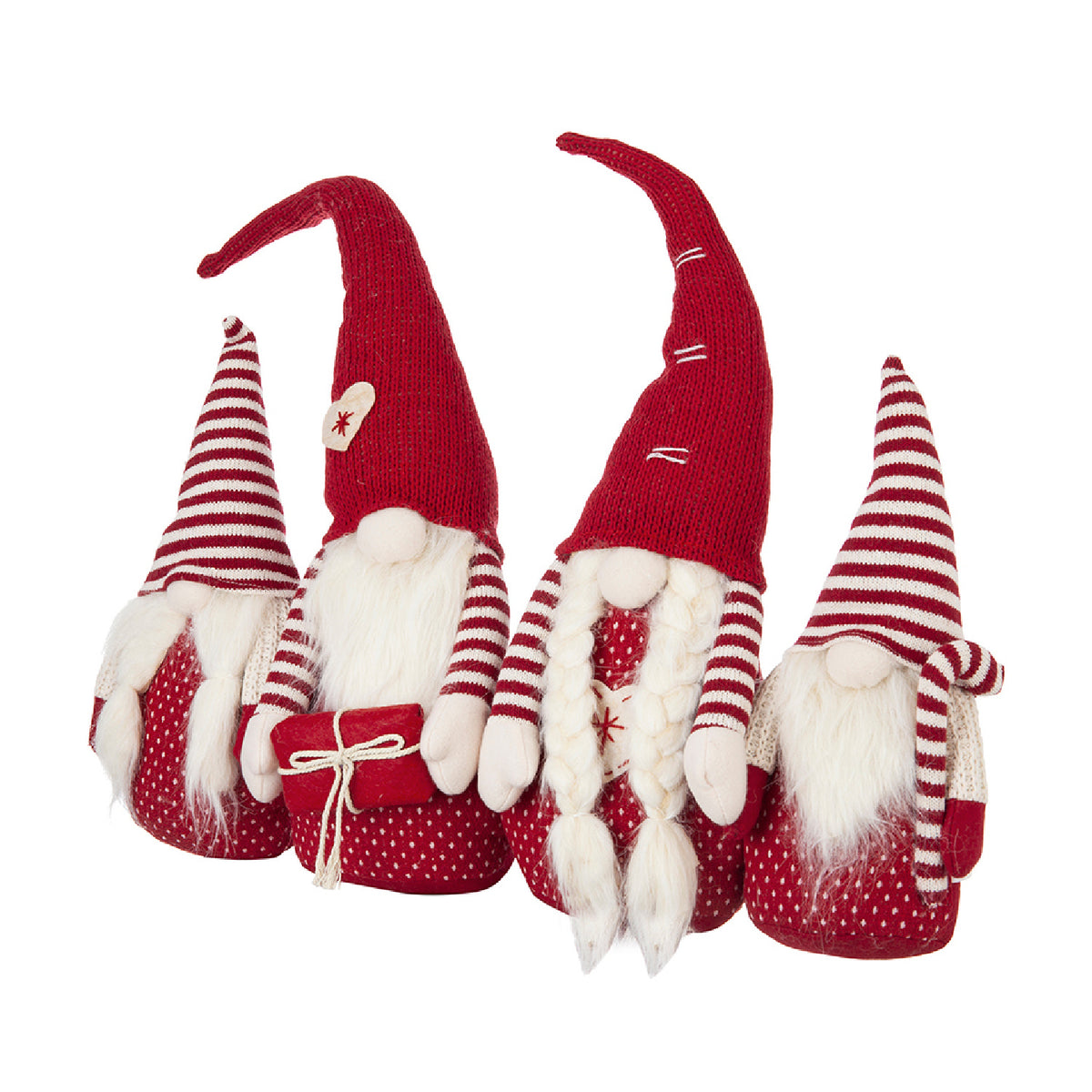 Modern European furniture - Festive Christmas Gnomes (Set of 4)- www.oroa.com