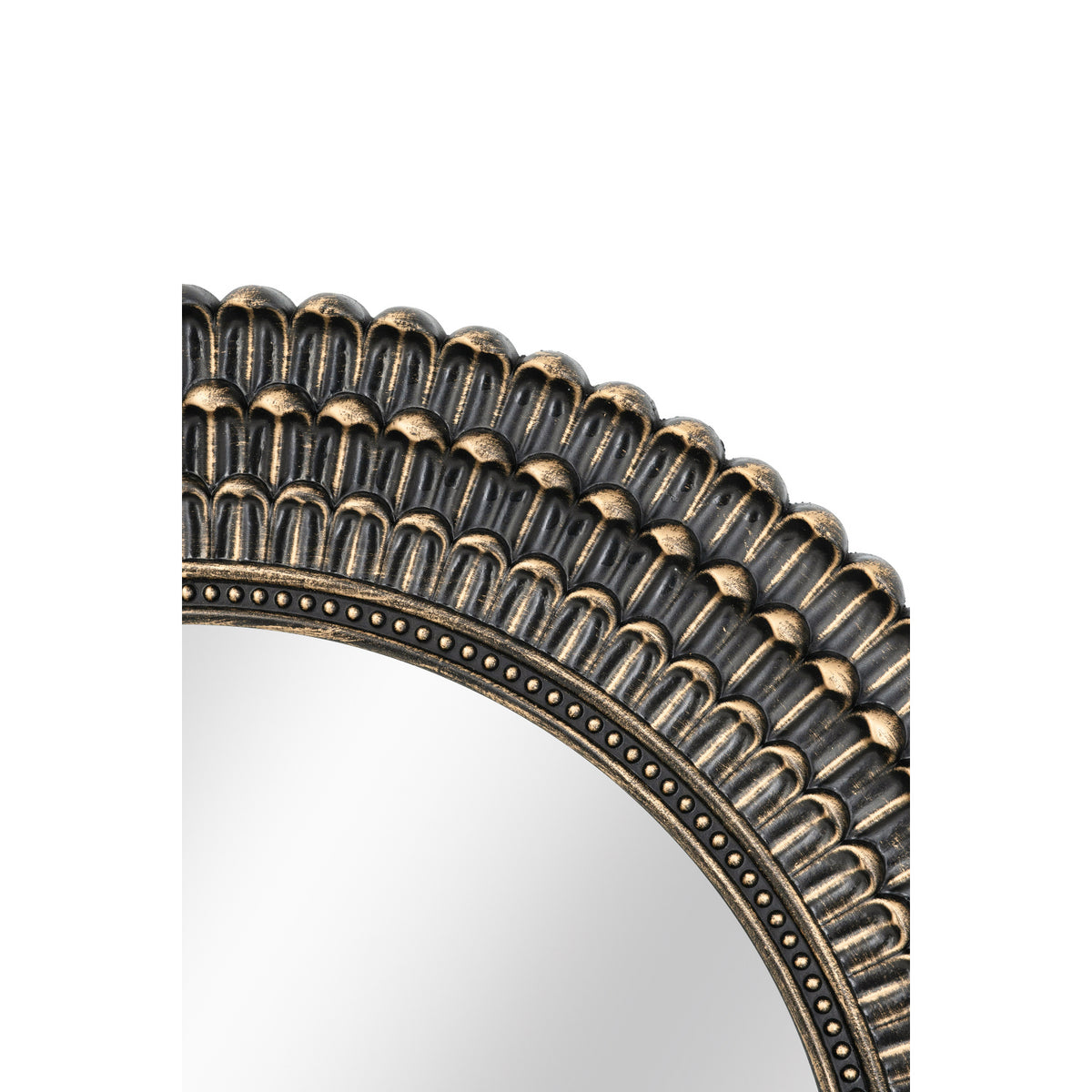 Round Woven Texture Wall Mirror - OROA - view 5