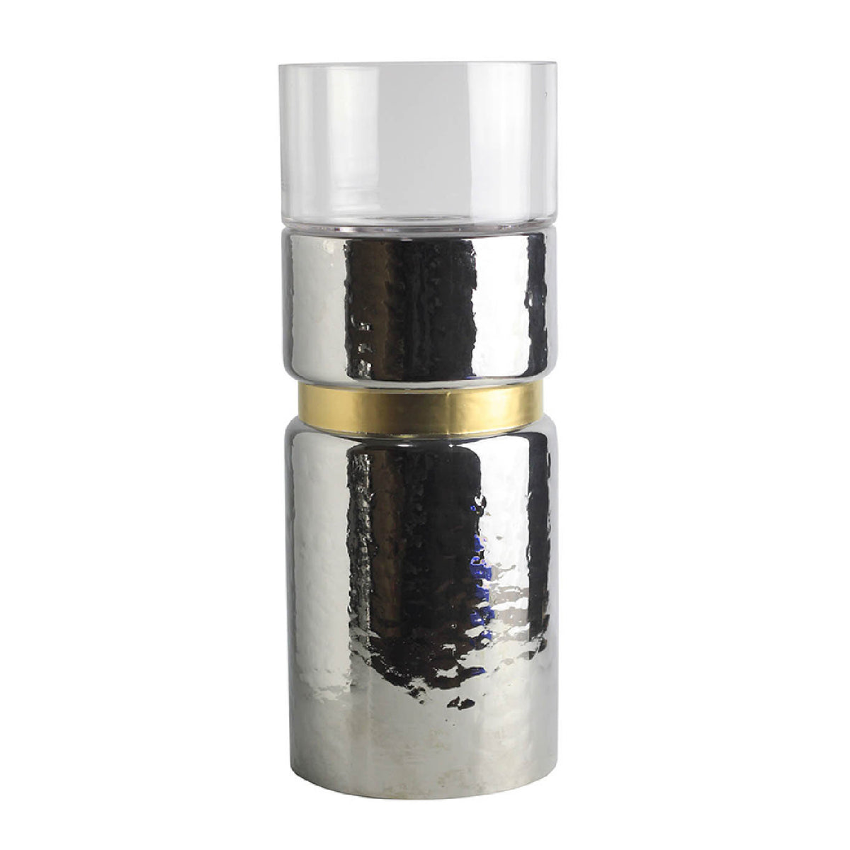 Halloway Silver Candle Holder S | OROA