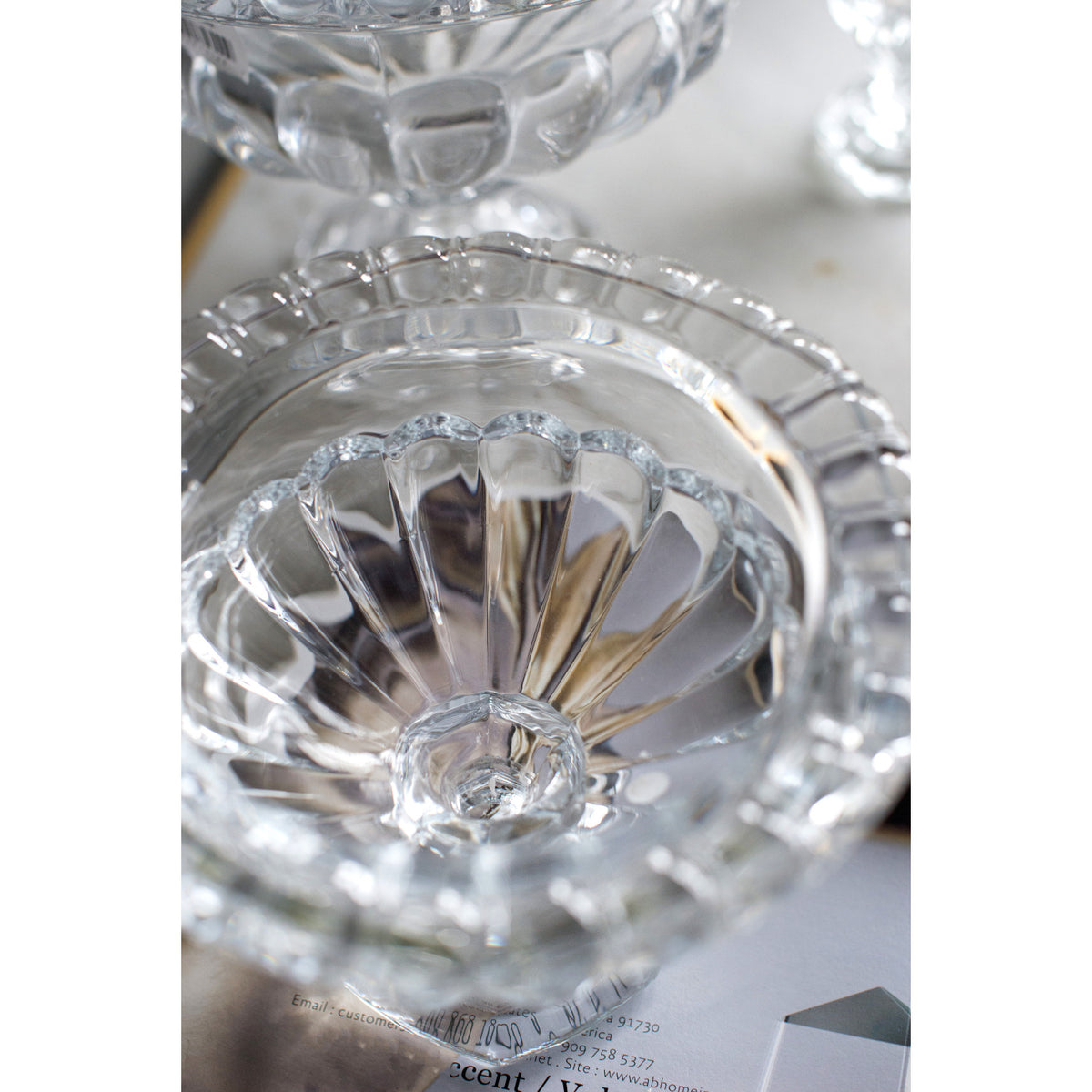 Modern European furniture - Omari Crystal Display Bowl - www.oroa.com