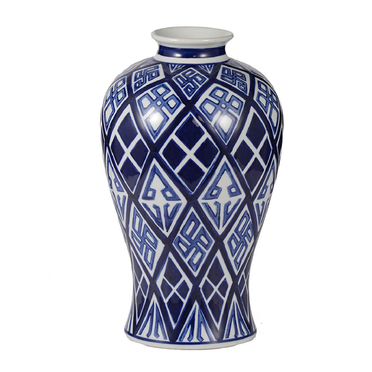 Valora Blue and White Vase | OROA