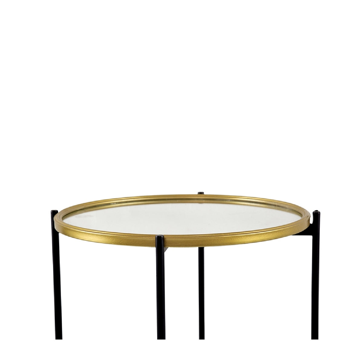 Glass Top Round Side Table (Set of 2) | OROA