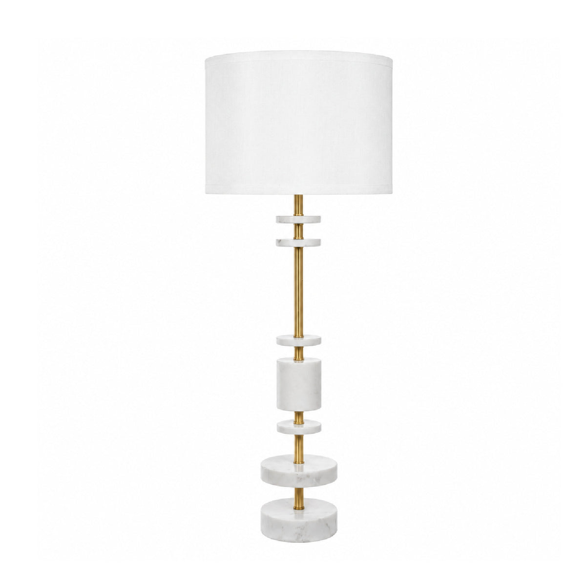 Modern European furniture - White Marble Table Lamp - www.oroa.com