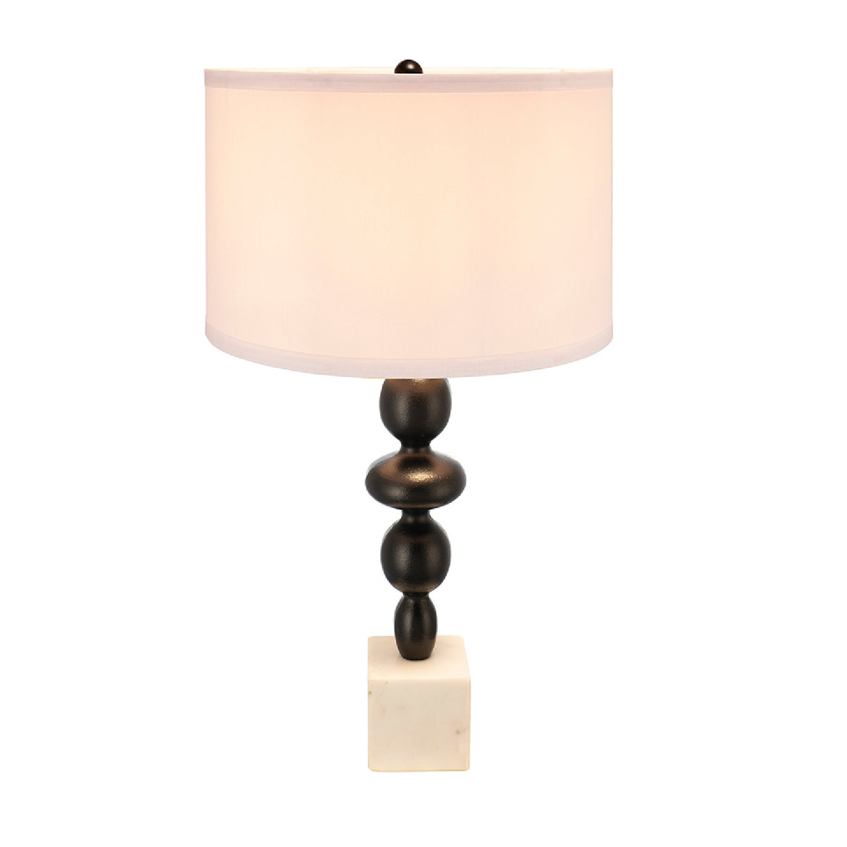Black Tiered Body Table Lamp | OROA
