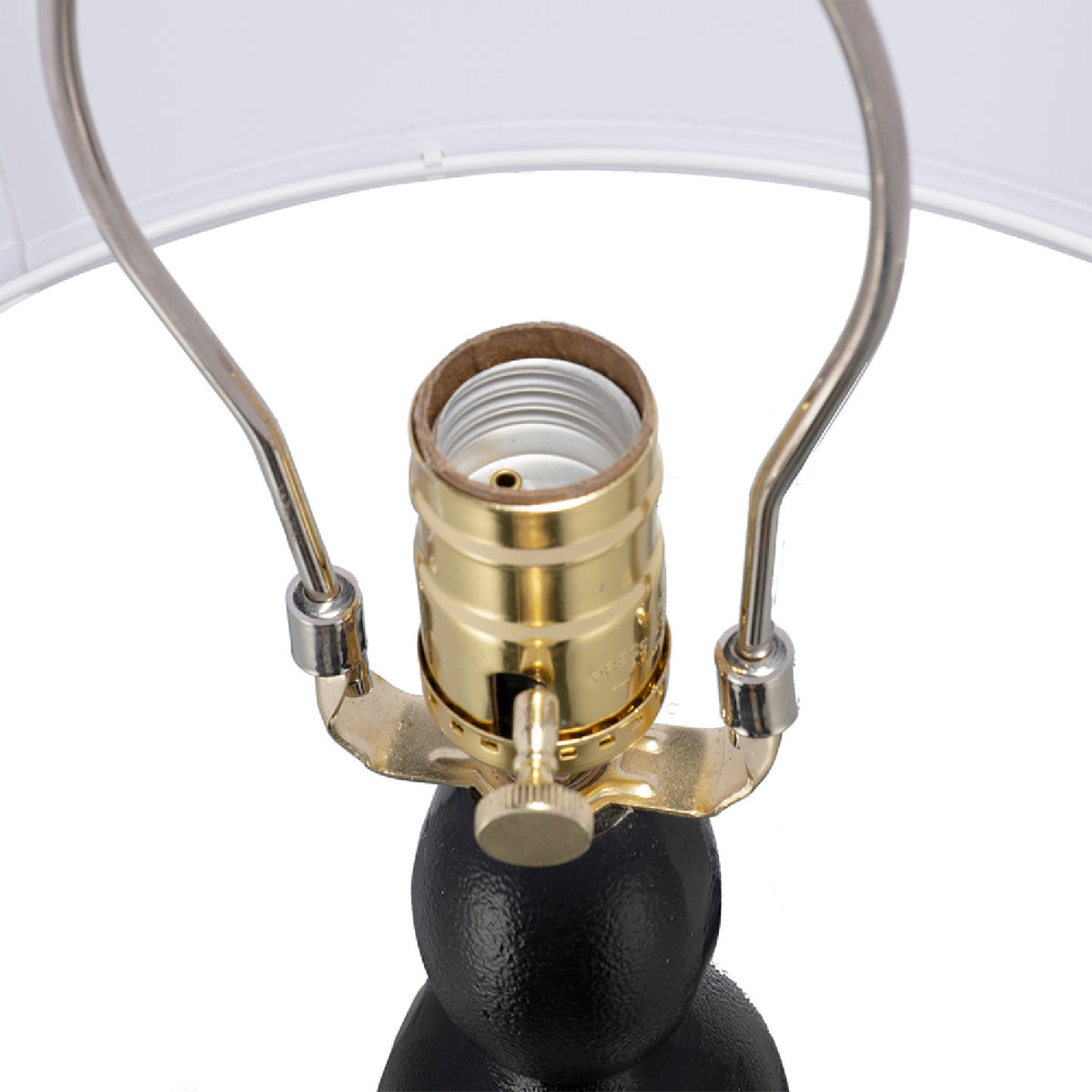 Black Tiered Body Table Lamp | OROA