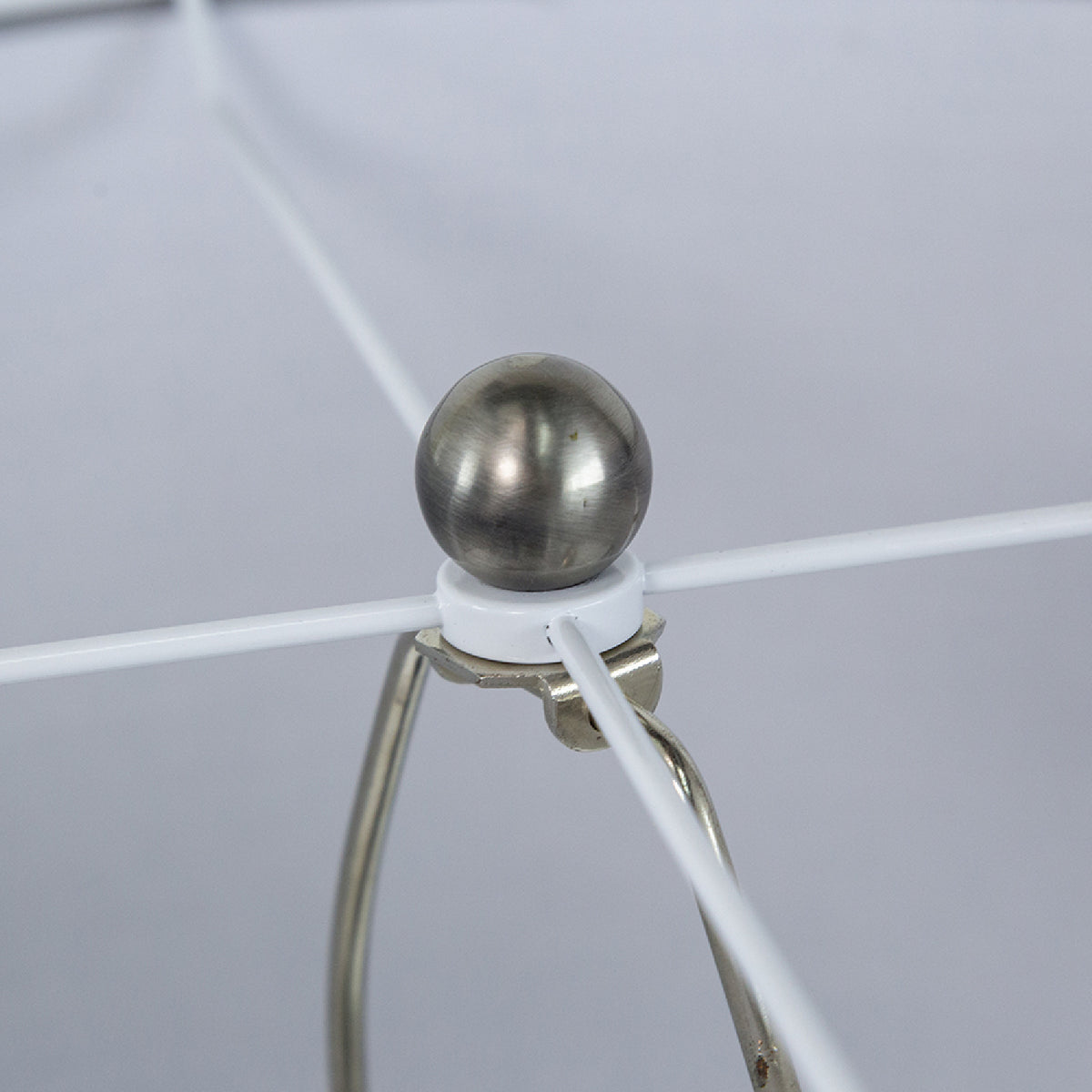 Gray and Silver Brushed Table Lamp | OROA