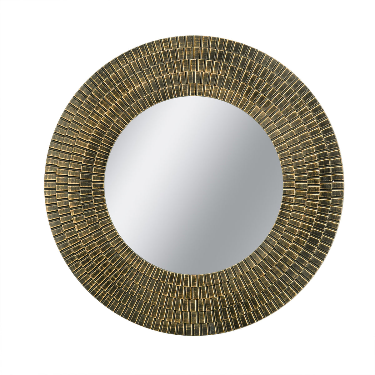 Round Gold And Black Mirror | OROA