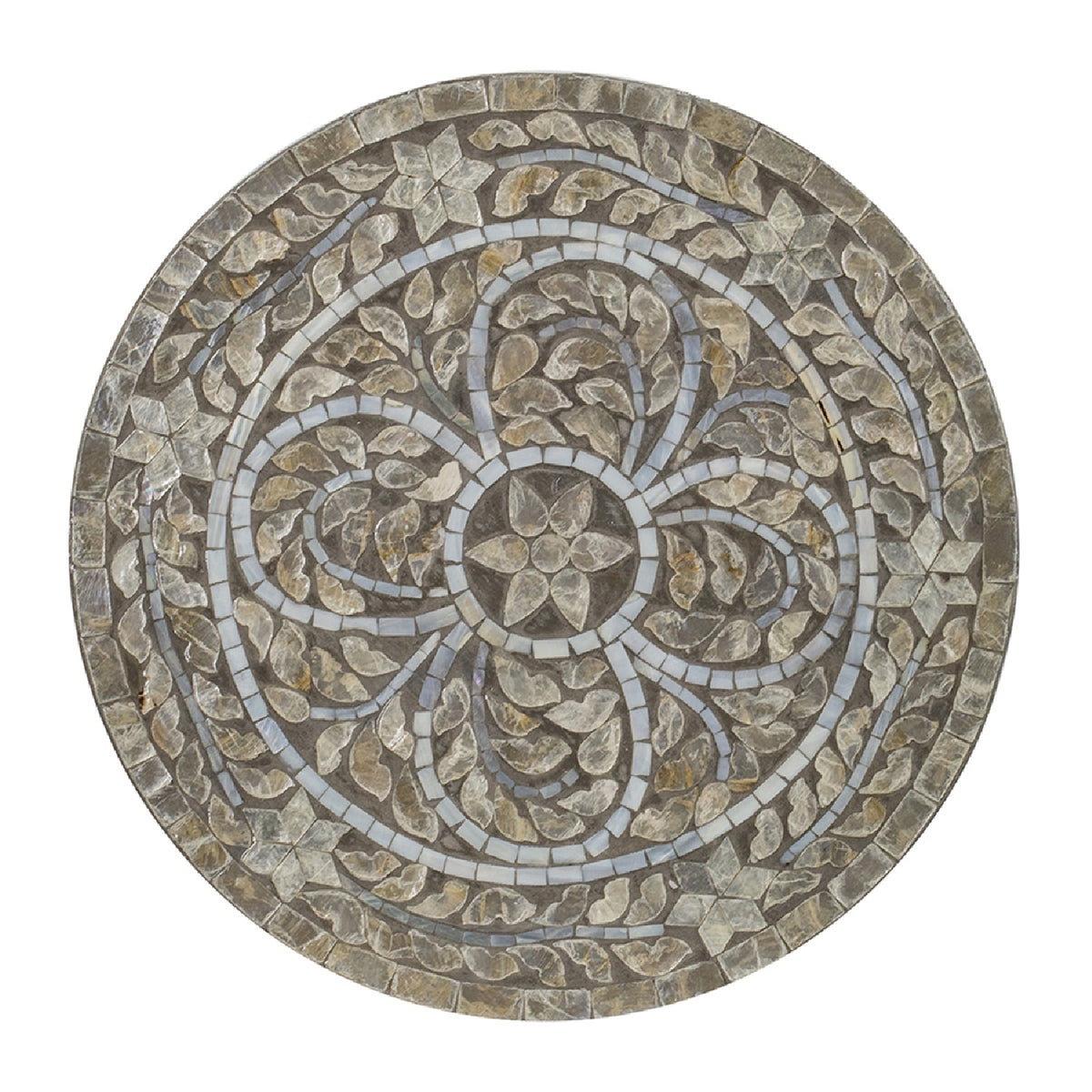 Tapered Garden Capiz Stool | OROA