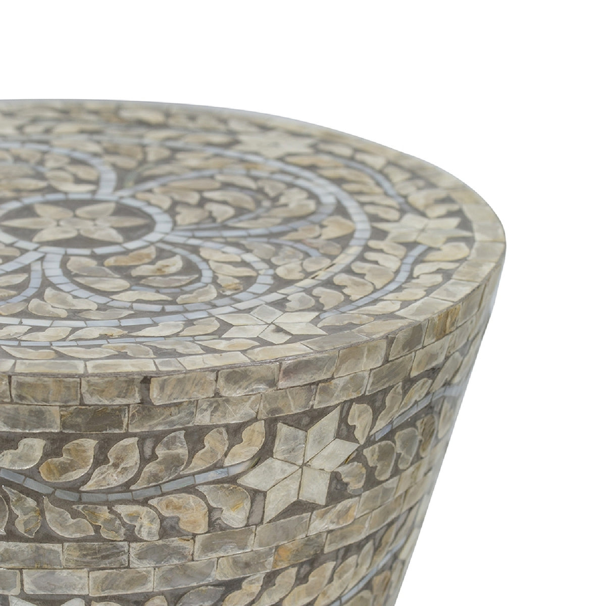 Tapered Garden Capiz Stool | OROA