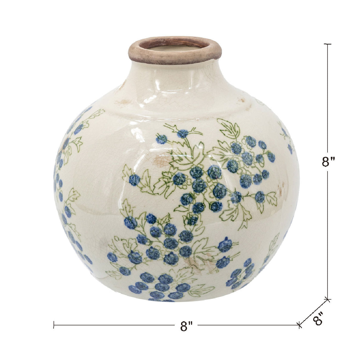 White Ceramic Vase L | OROA