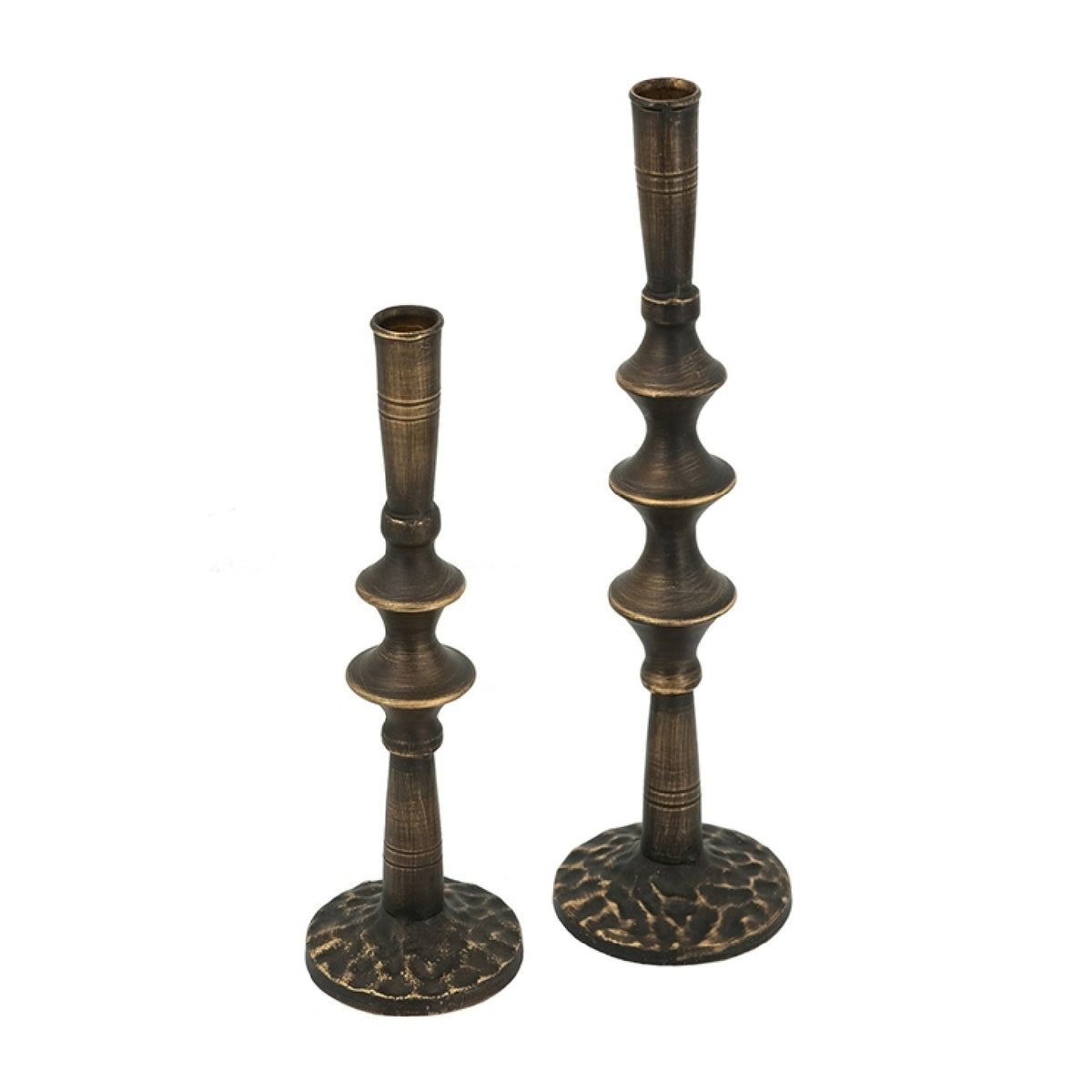 Black Iron Candle Holders (2) | OROA