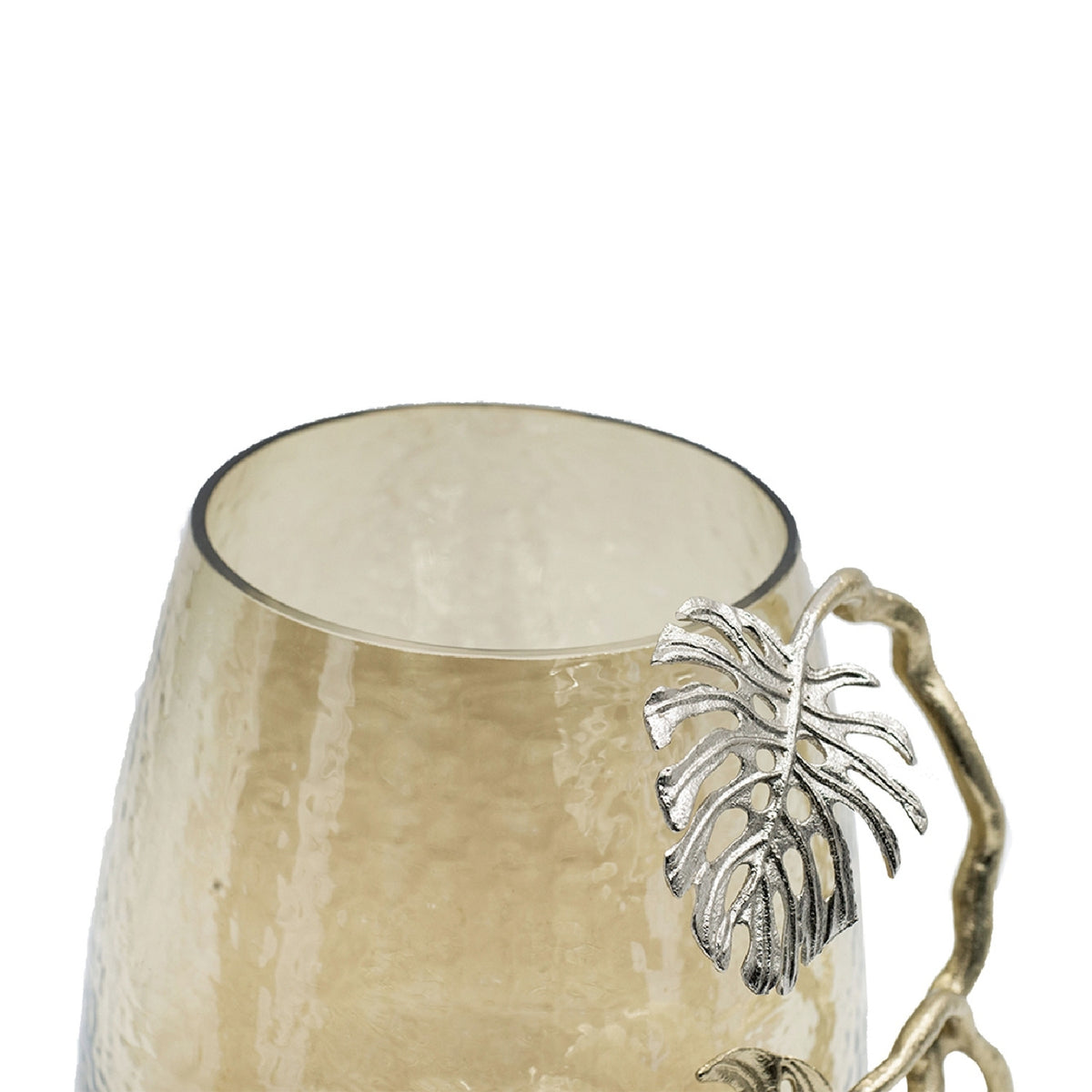 Modern European furniture - Palm Style Glass Candle Holder - www.oroa.com