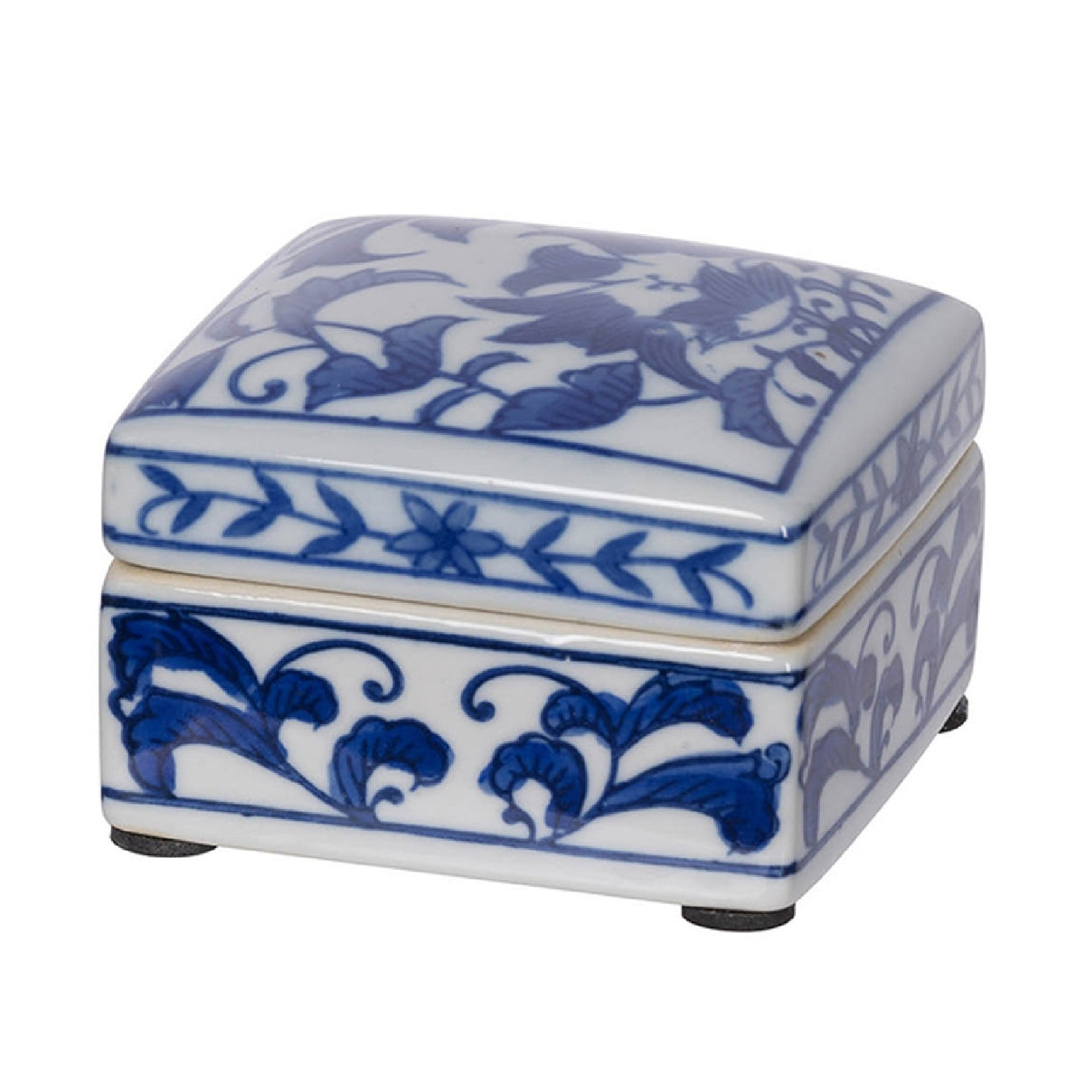 Leith Blue & White Decorative Boxes | OROA
