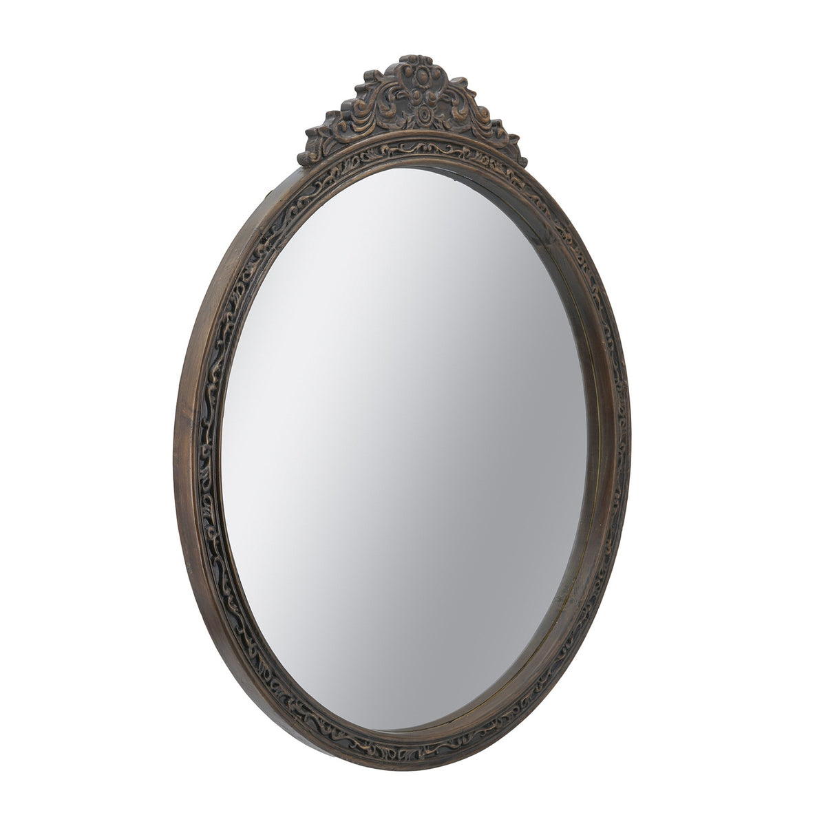 Round Antique Wall Mirror | OROA