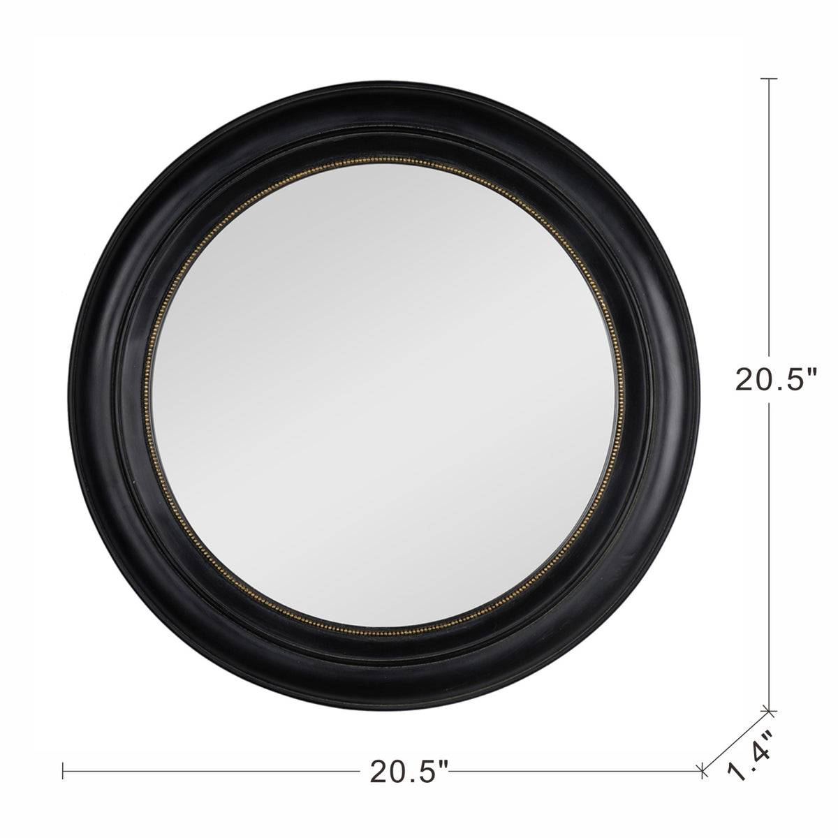 Black Round Mirror | OROA