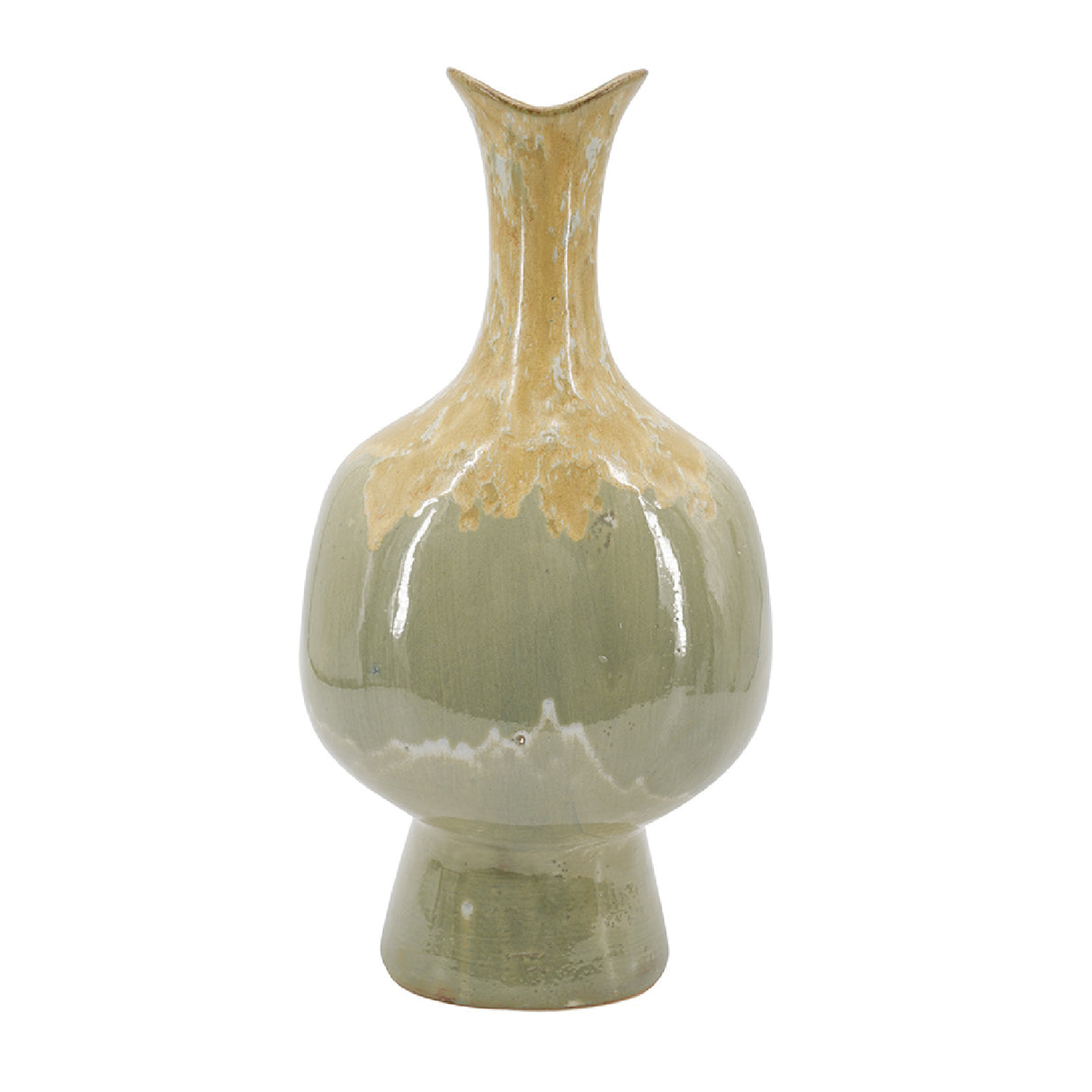 Multicolor Reactive Glazed Vase | OROA