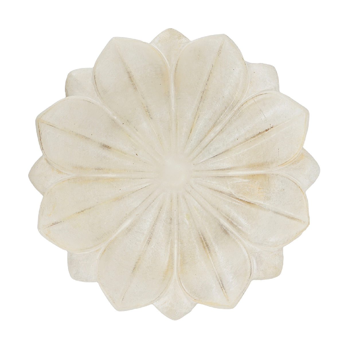 Hand-Finished Lotus Flower Decorative Bowl | OROA