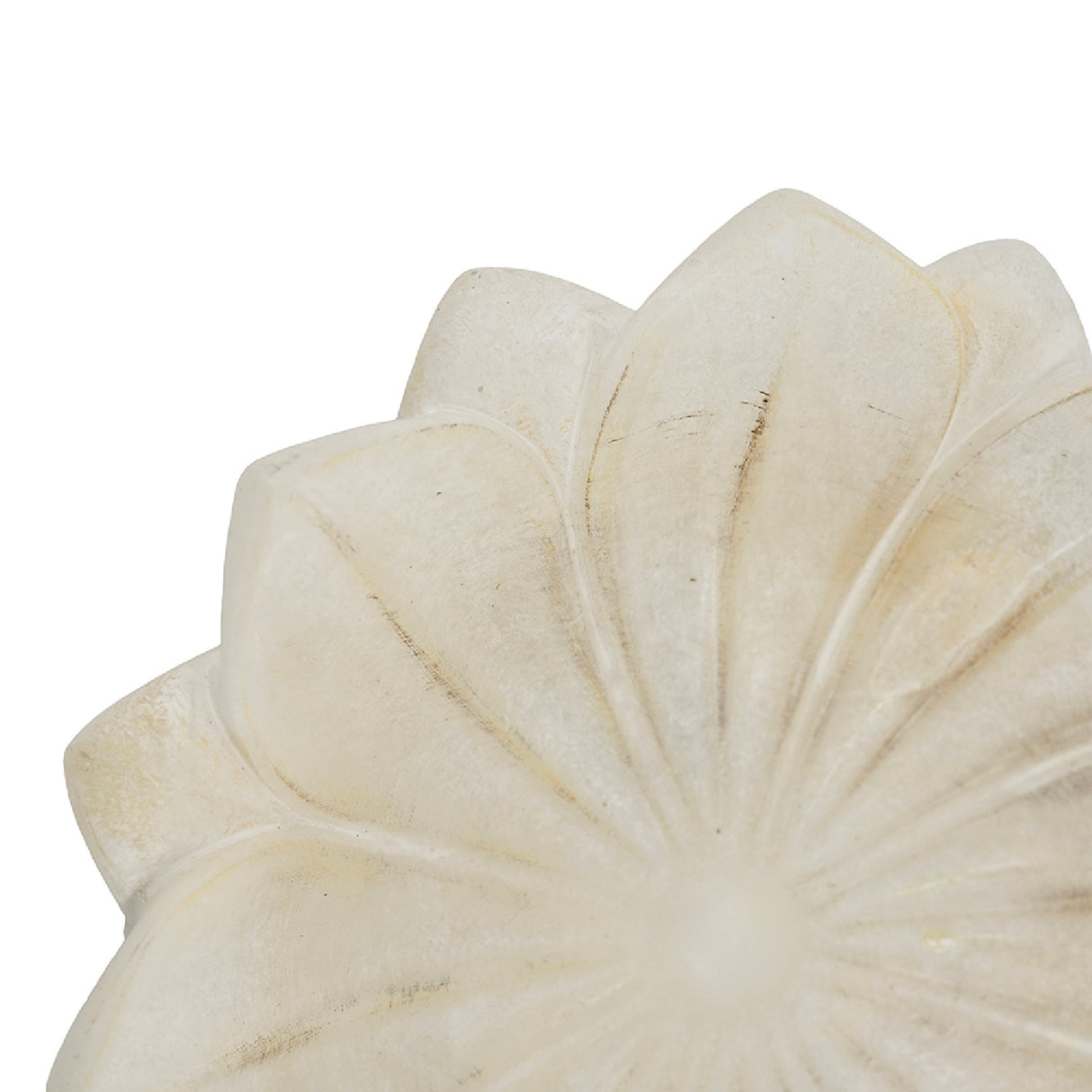 Hand-Finished Lotus Flower Decorative Bowl | OROA