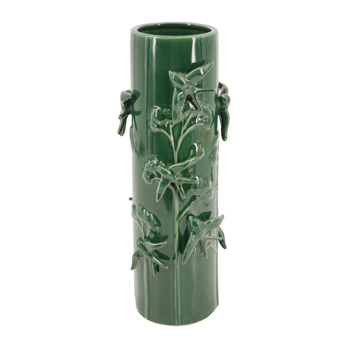 Modern European furniture - Tall Green Ceramic Vase - www.oroa.com
