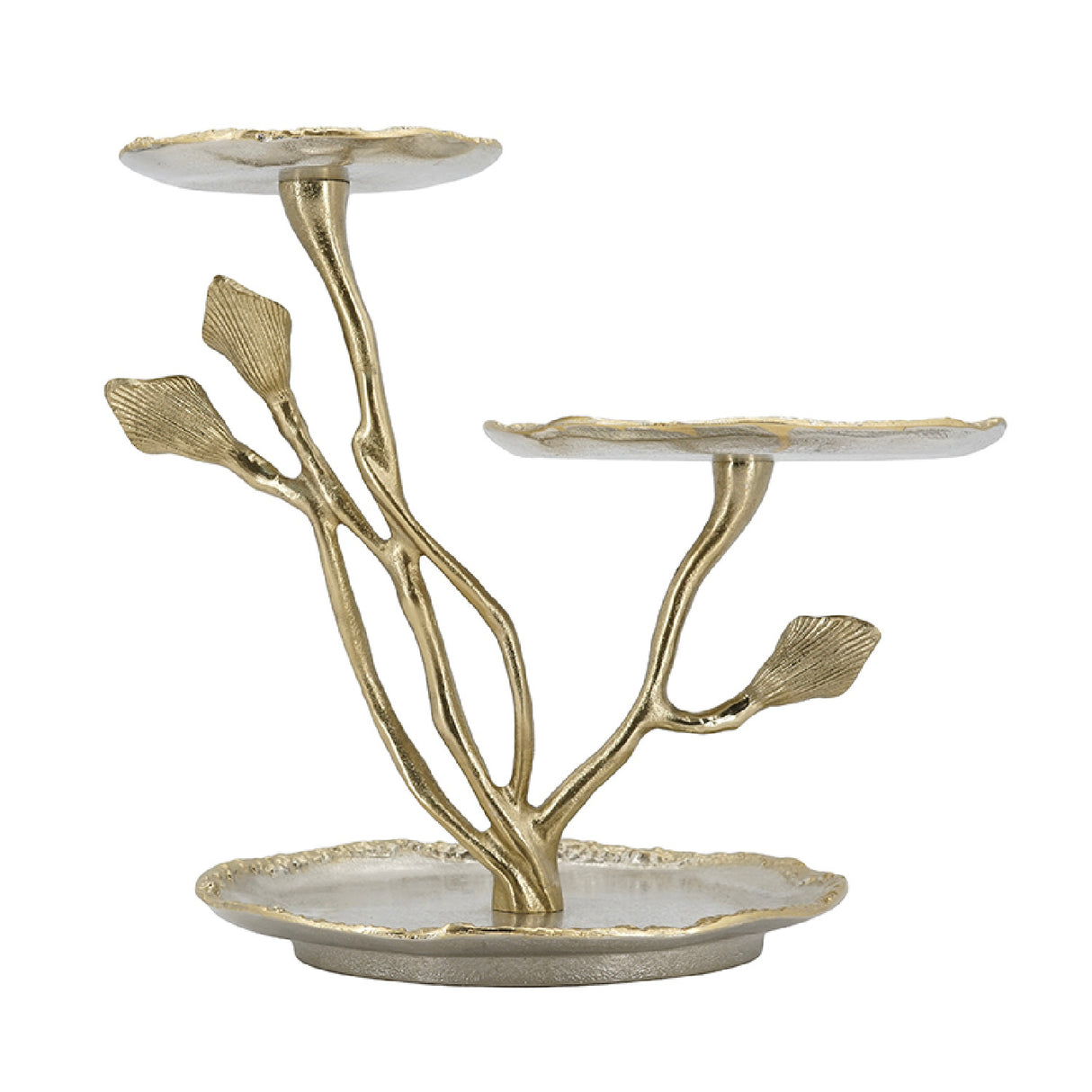 3-Tier Calla Lily Decorative Tray | OROA