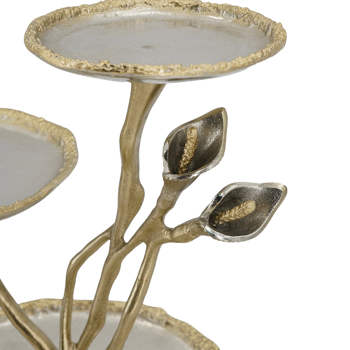 3-Tier Calla Lily Decorative Tray | OROA
