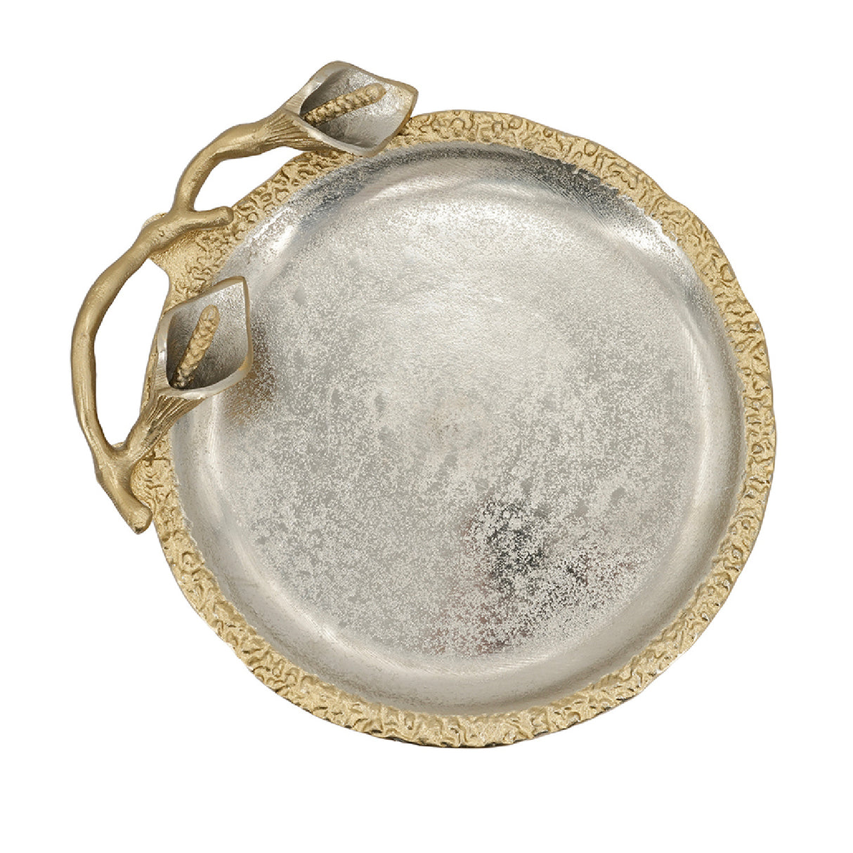 Calla Lily Decorative Pedestal Tray | OROA