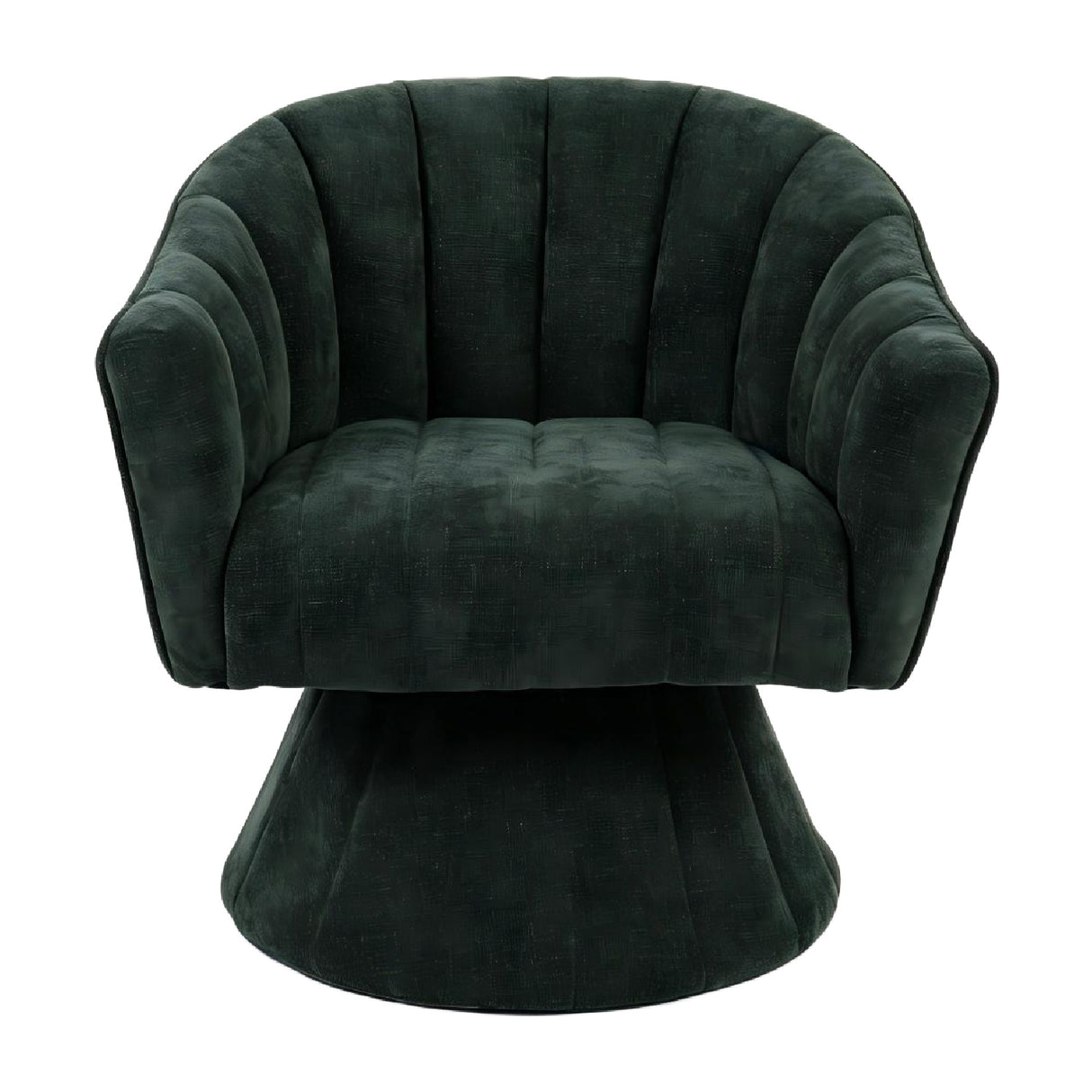 Modern Channel Tufted Barrel Chair | OROA