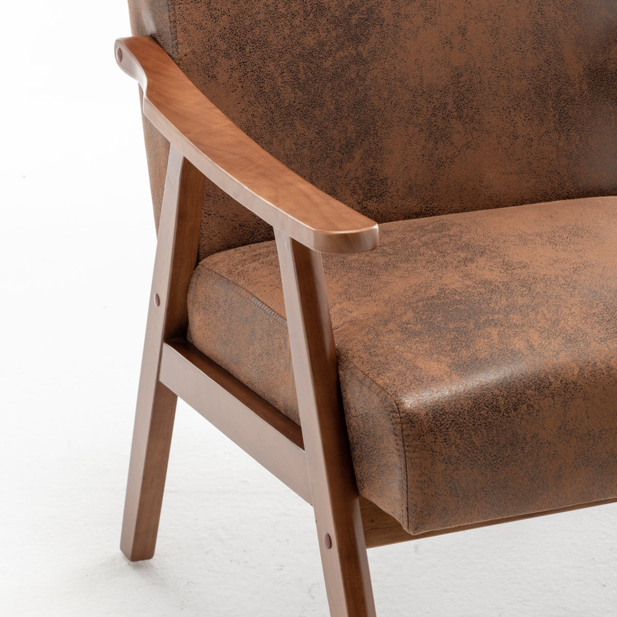Modern European furniture - Wingback Solid Wood Frame Armchair - www.oroa.com
