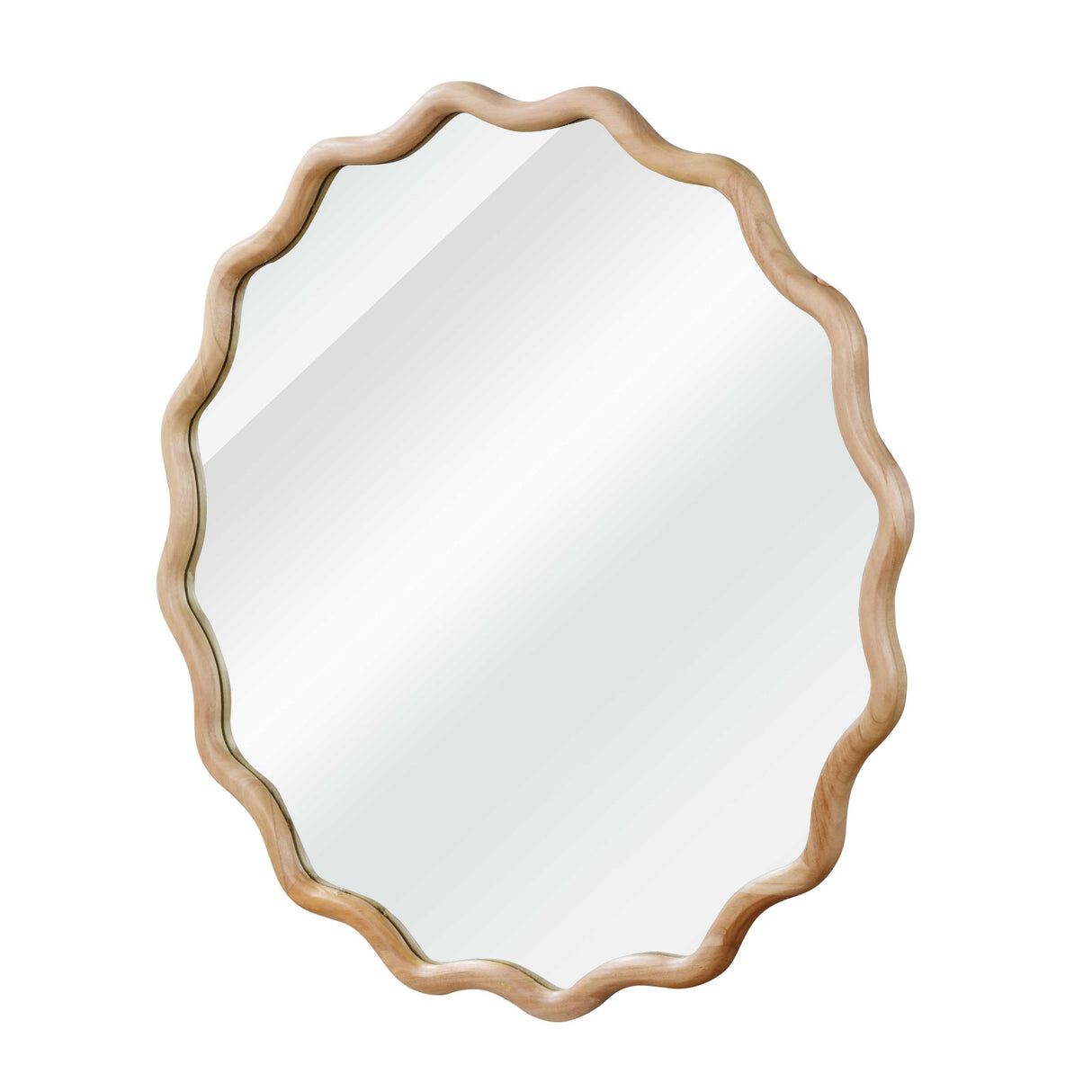Natural Wavy Round Mirror | OROA Kids