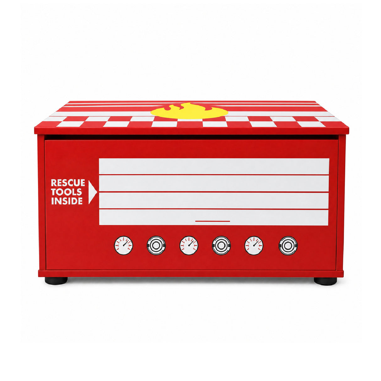 Fire Truck Storage Soft-Close Toy Box | OROA Kids