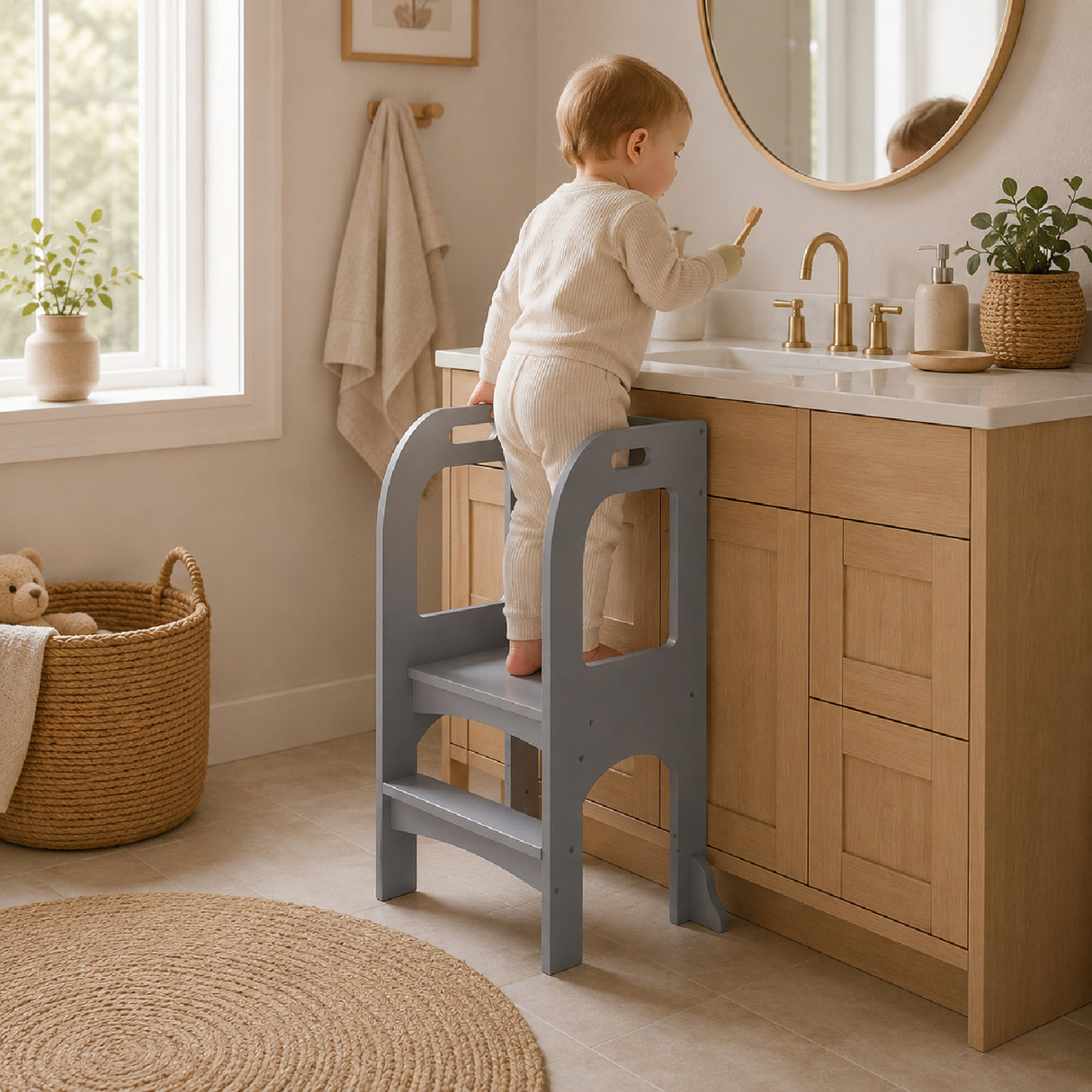 Wooden Tower Step Stool | OROA Kids