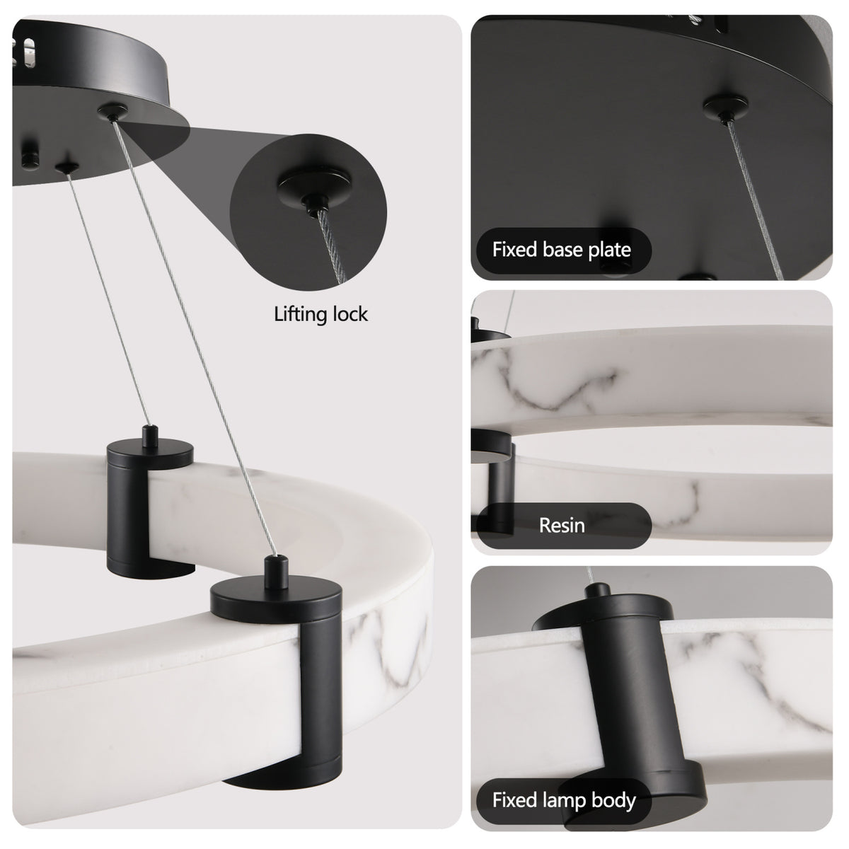 Modern European furniture - Modern 24-Inch Round Pendant Light - www.oroa.com