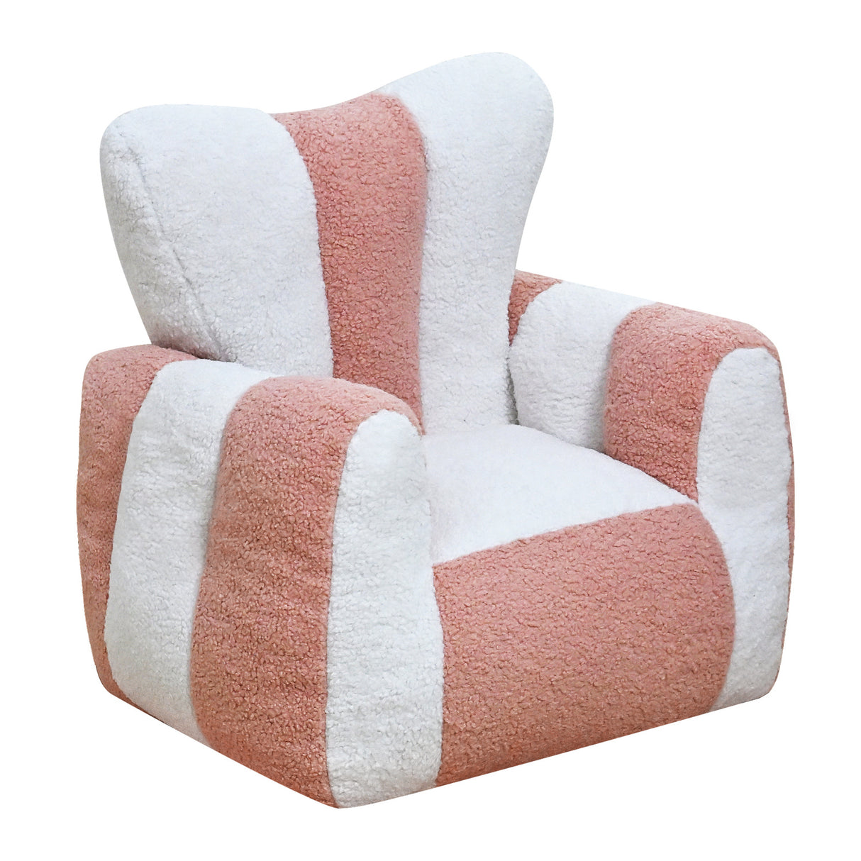 Kids Teddy Bean Bag Chair with Heart-Shaped Backrest | OROA Kids