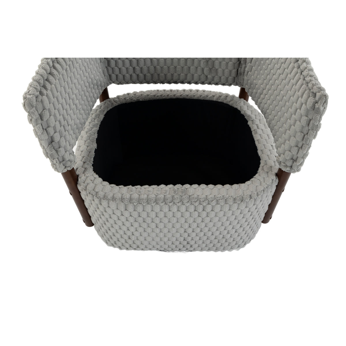 Mid-Century Upholstered Swivel Chair | OROA