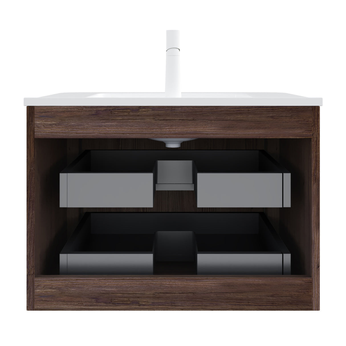Modern European furniture - White Ceramic Bathroom Vanity Sink - www.oroa.com
