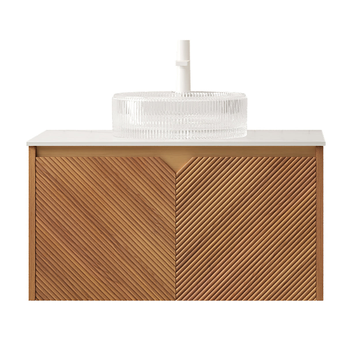 Modern Floating Bathroom Vanity with Sink | OROA