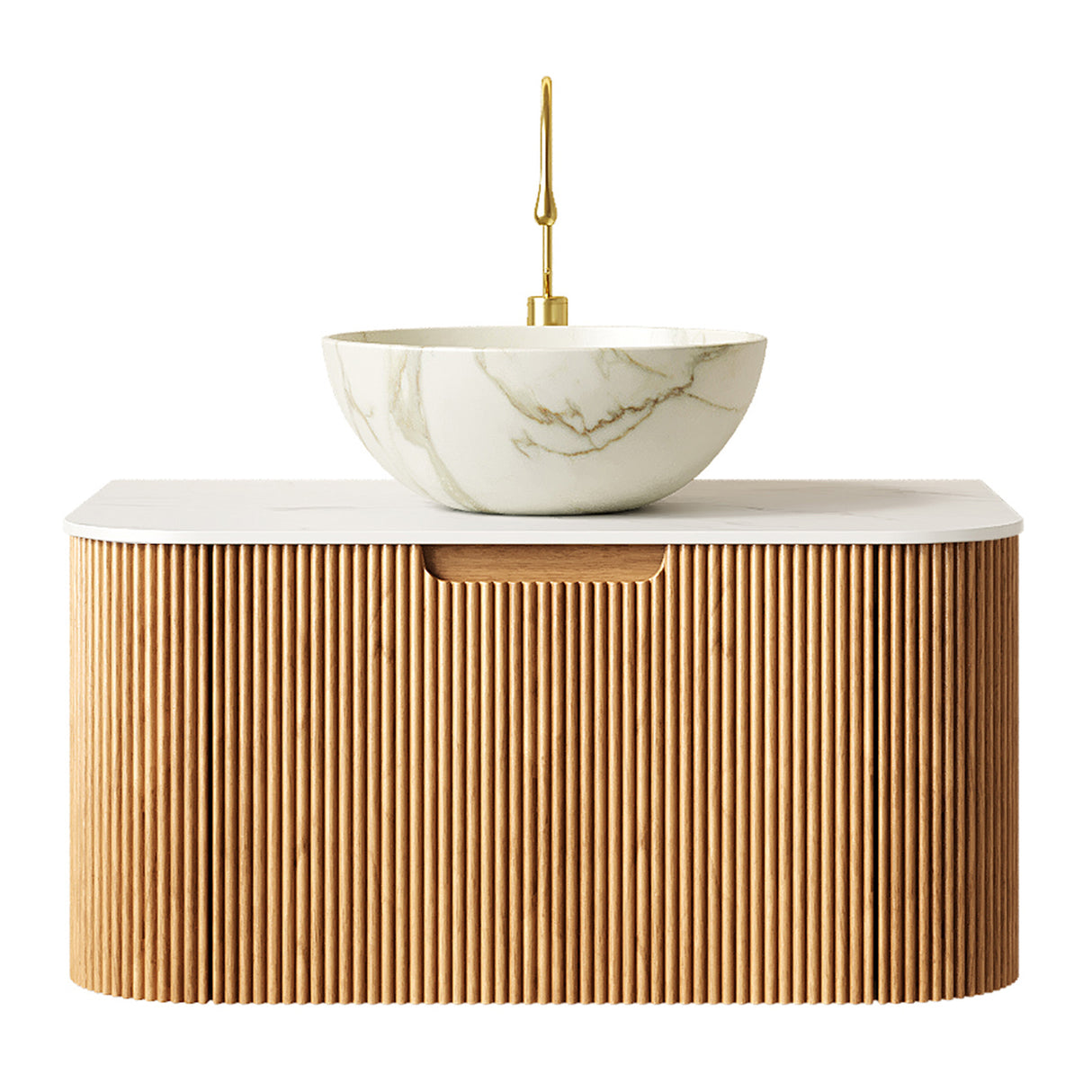 Dina Floating Bathroom Vanity & Sink | OROA