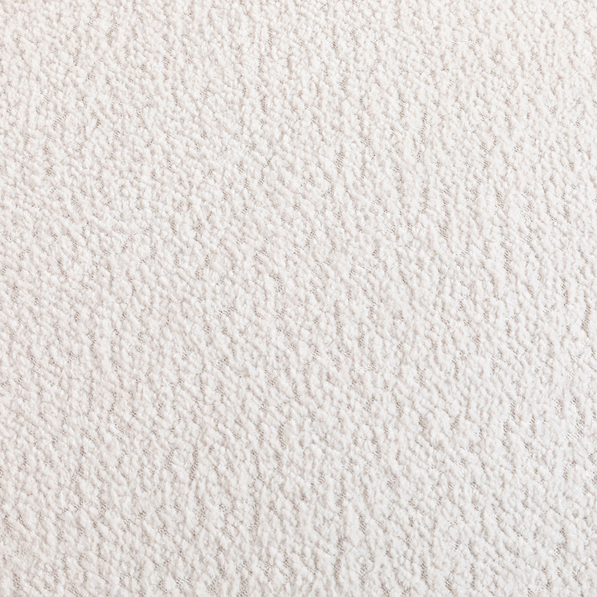 White Boucle Upholstered Barrel Chair | OROA