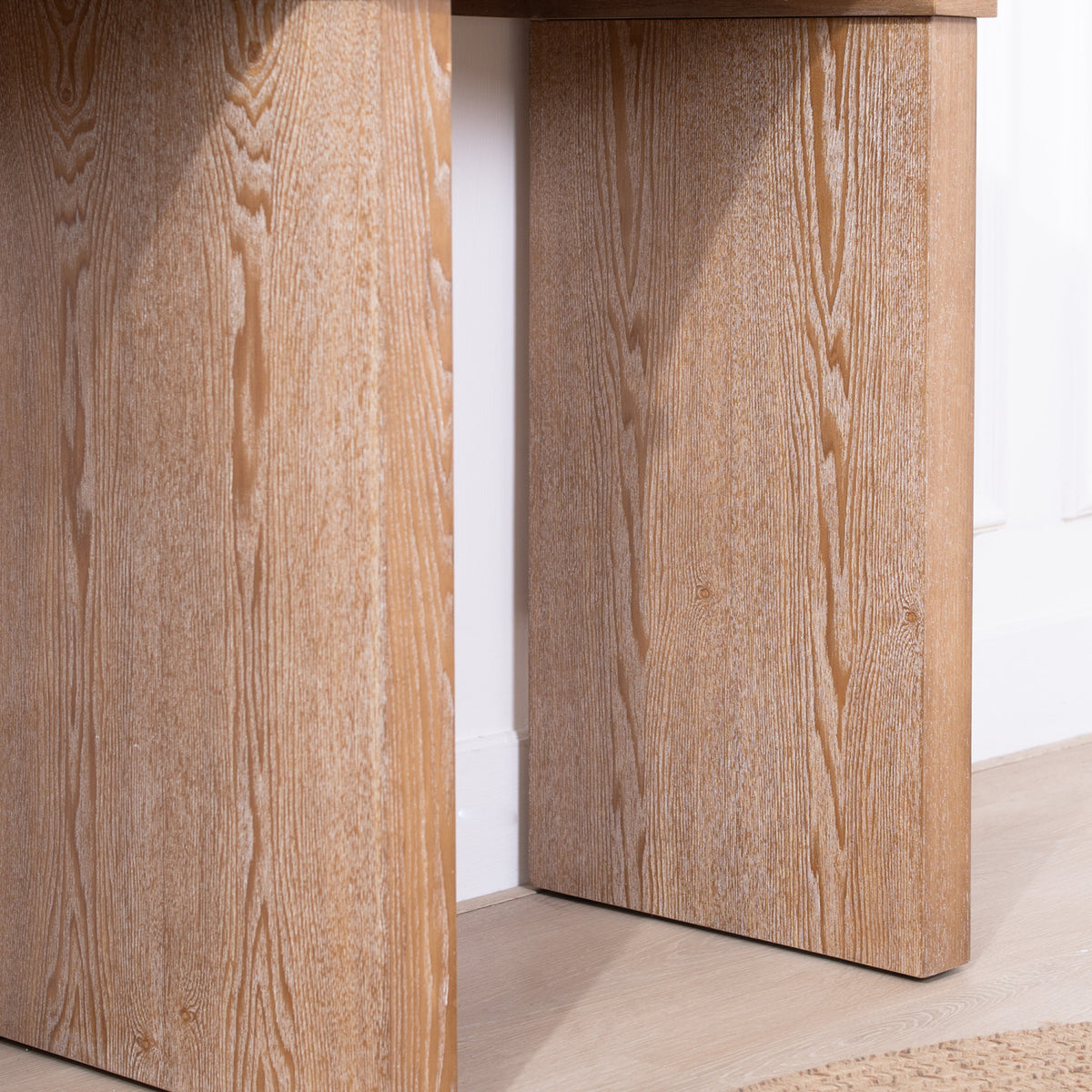 Modern European furniture - Natural Wood Archway Console Table - www.oroa.com