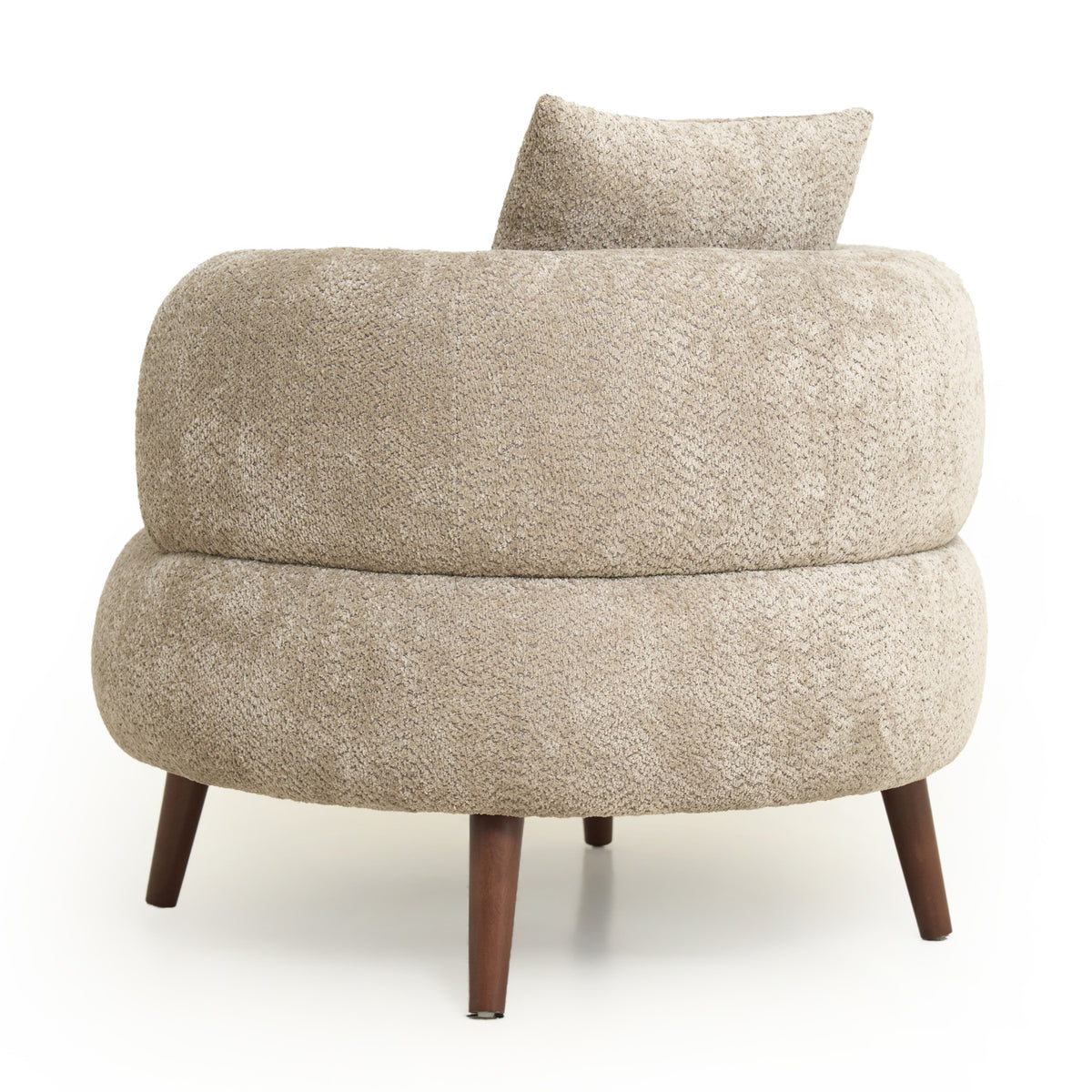 Modern European furniture - Chenille Fabric Accent Chair - www.oroa.com