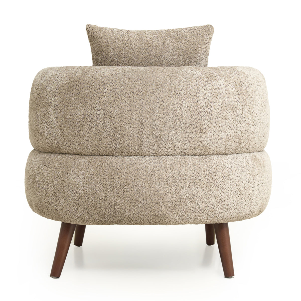 Modern European furniture - Chenille Fabric Accent Chair - www.oroa.com