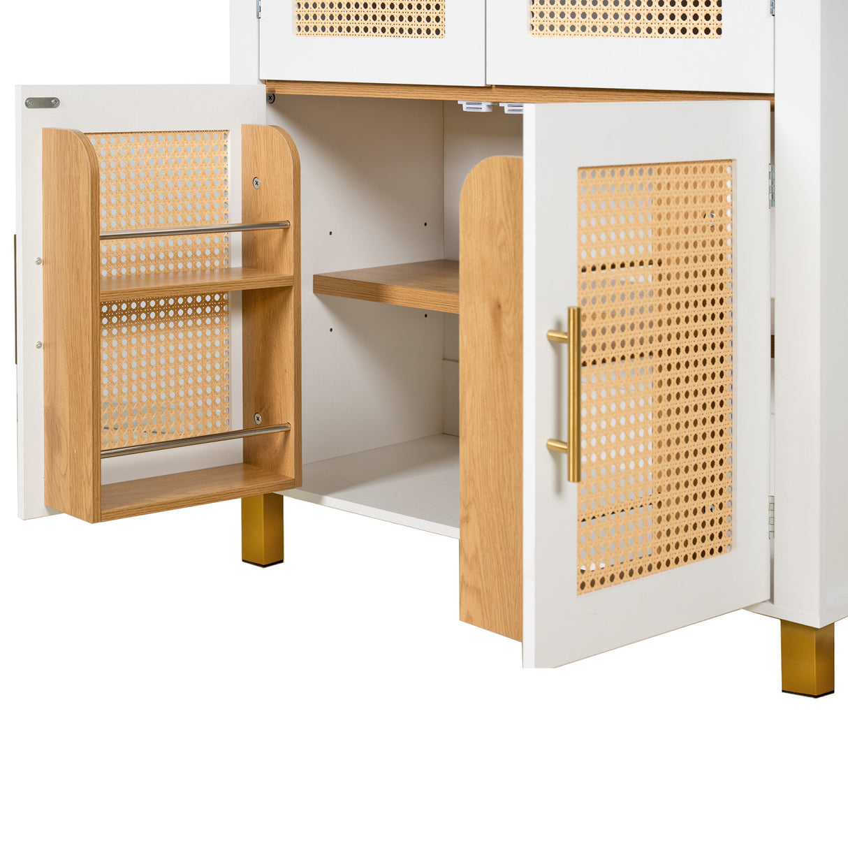 Modern Rattan Arched Cabinet | OROA